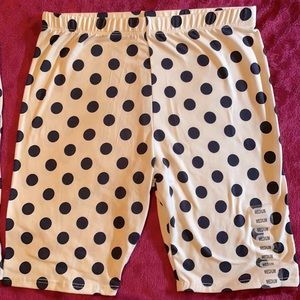 Tights White With Blue Dots Brand New For Sale.